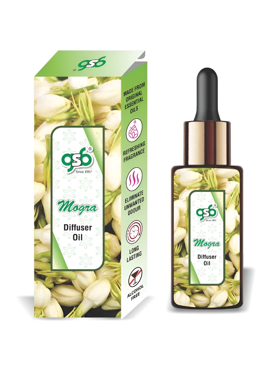 

GSB Transparent Mogra Diffuser Oil - 15 ml