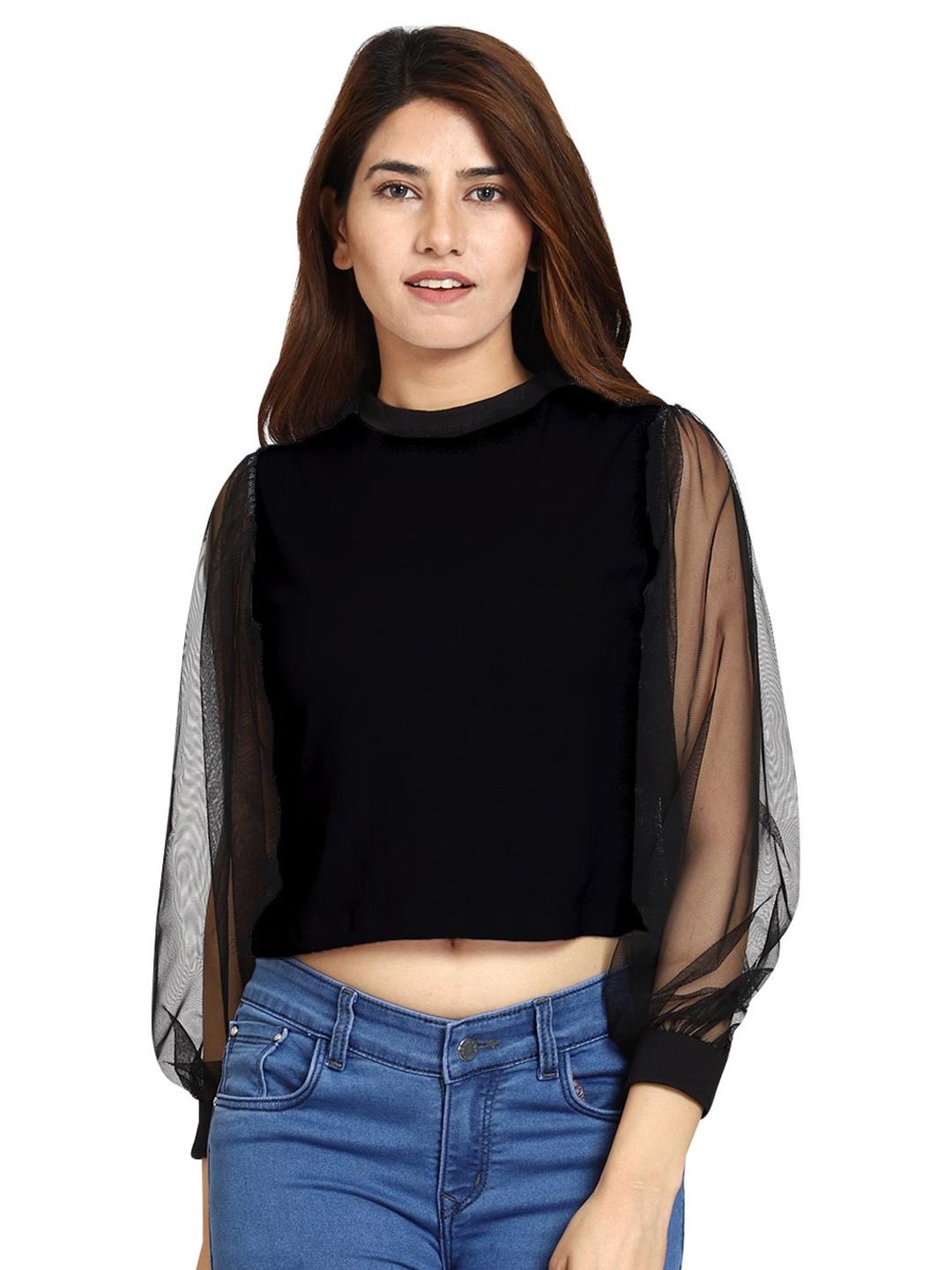

ROARERS Cotton Crop Top, Na