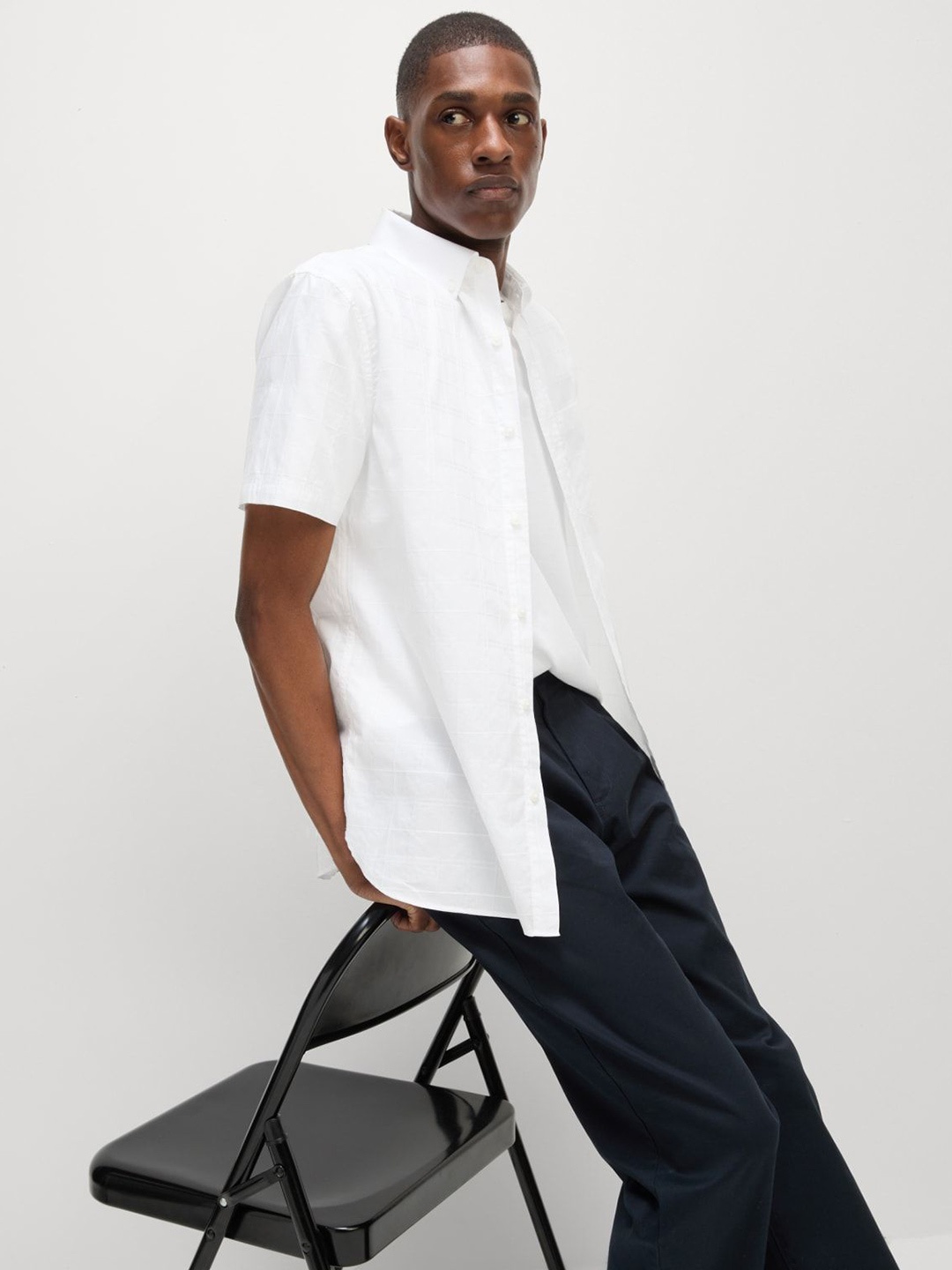 

Marks & Spencer Men Opaque Casual Shirt, White