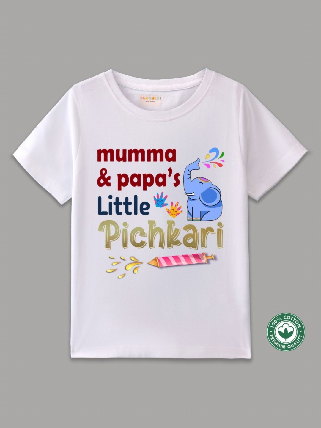 

BLUSHES Kids Printed T-shirt, White