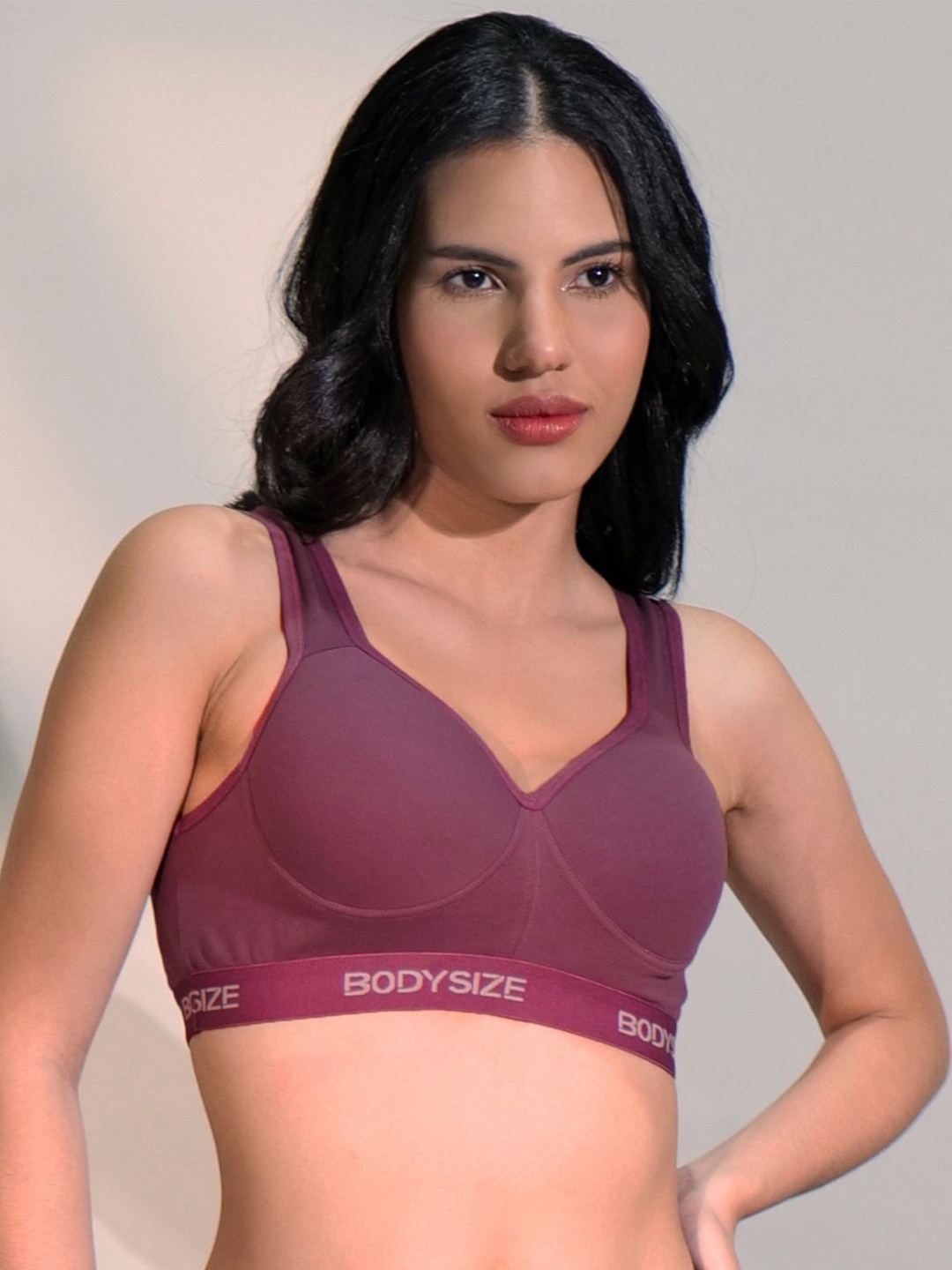 

BODYSIZE Bra Full Coverage Heavily Padded, Purple