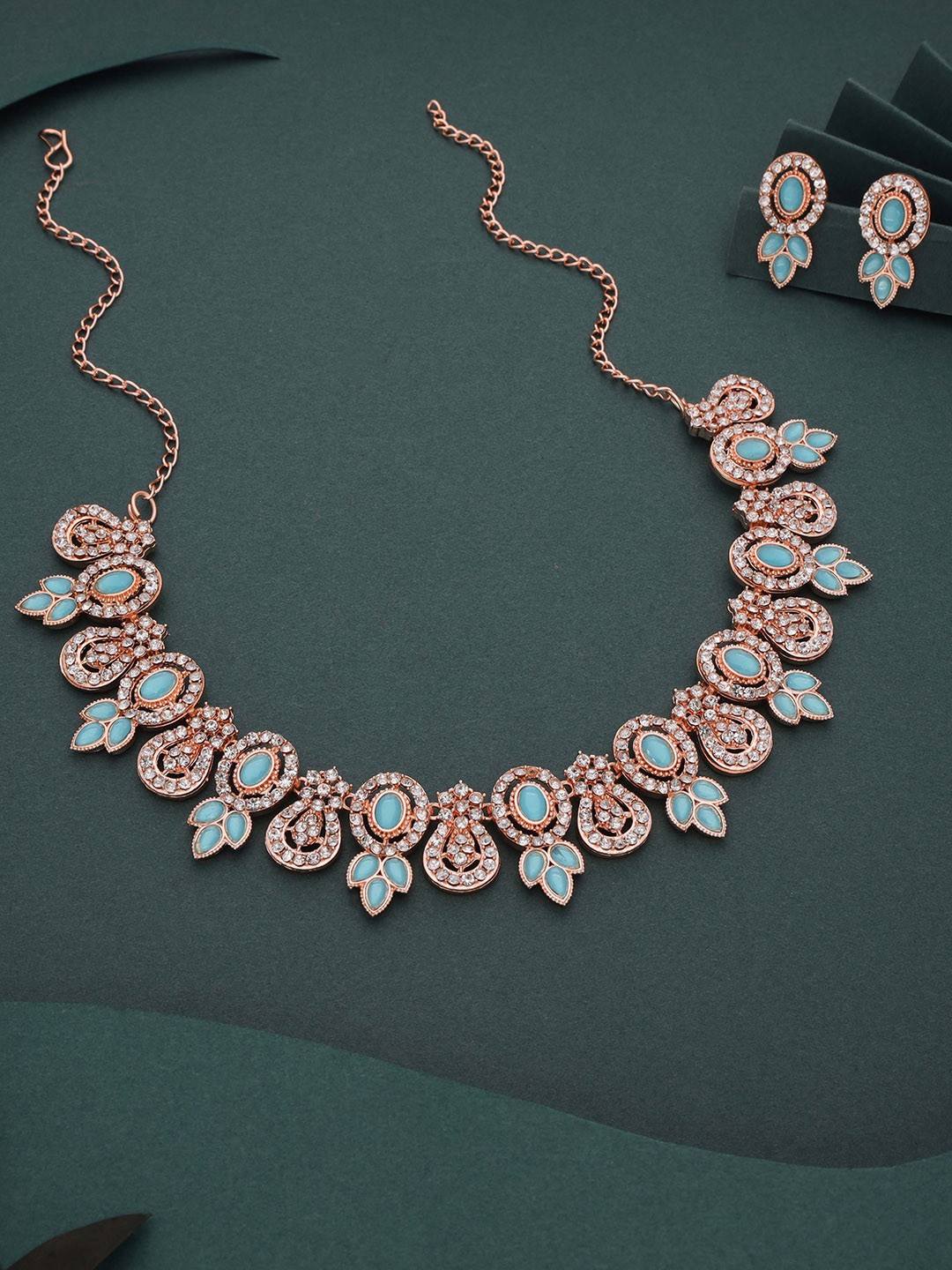 

Anouk Gold-Plated Stone-Studded Jewellery Set