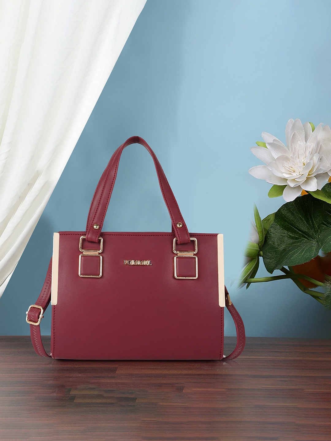 

FOMMIL Satchel, Maroon