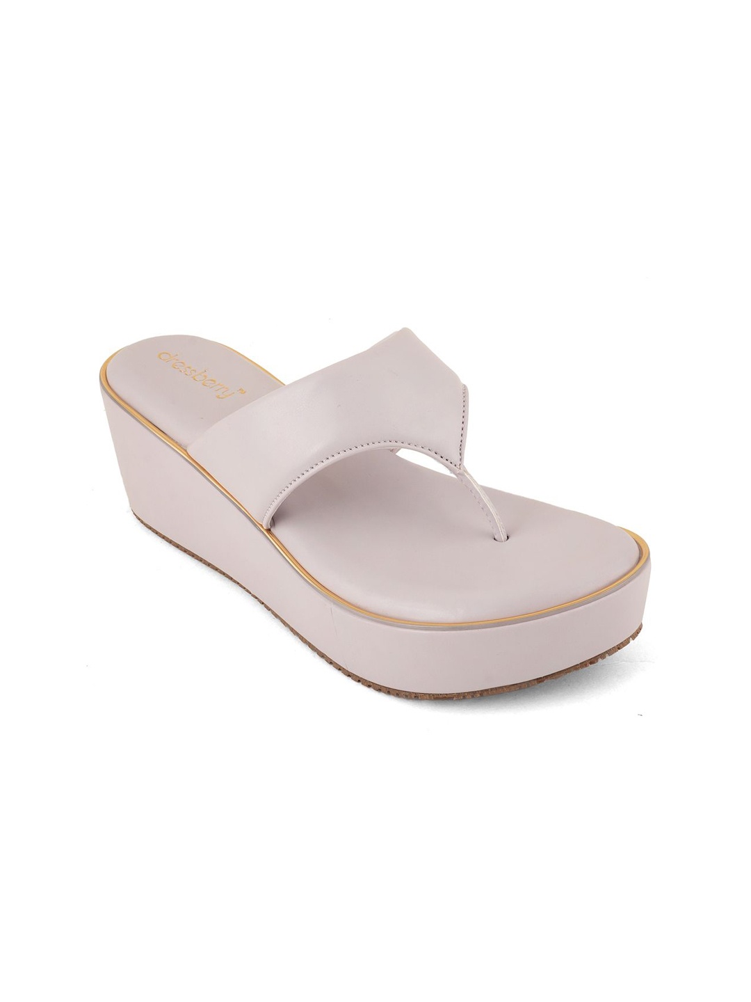 

DressBerry Block Pumps with Bows, Pink
