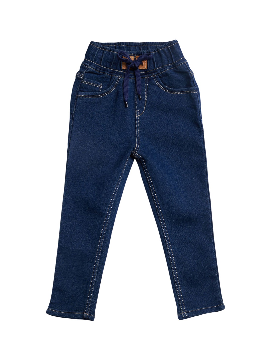 

ZitZot Unisex Kids Slim Fit Light Fade Jeans, Khaki