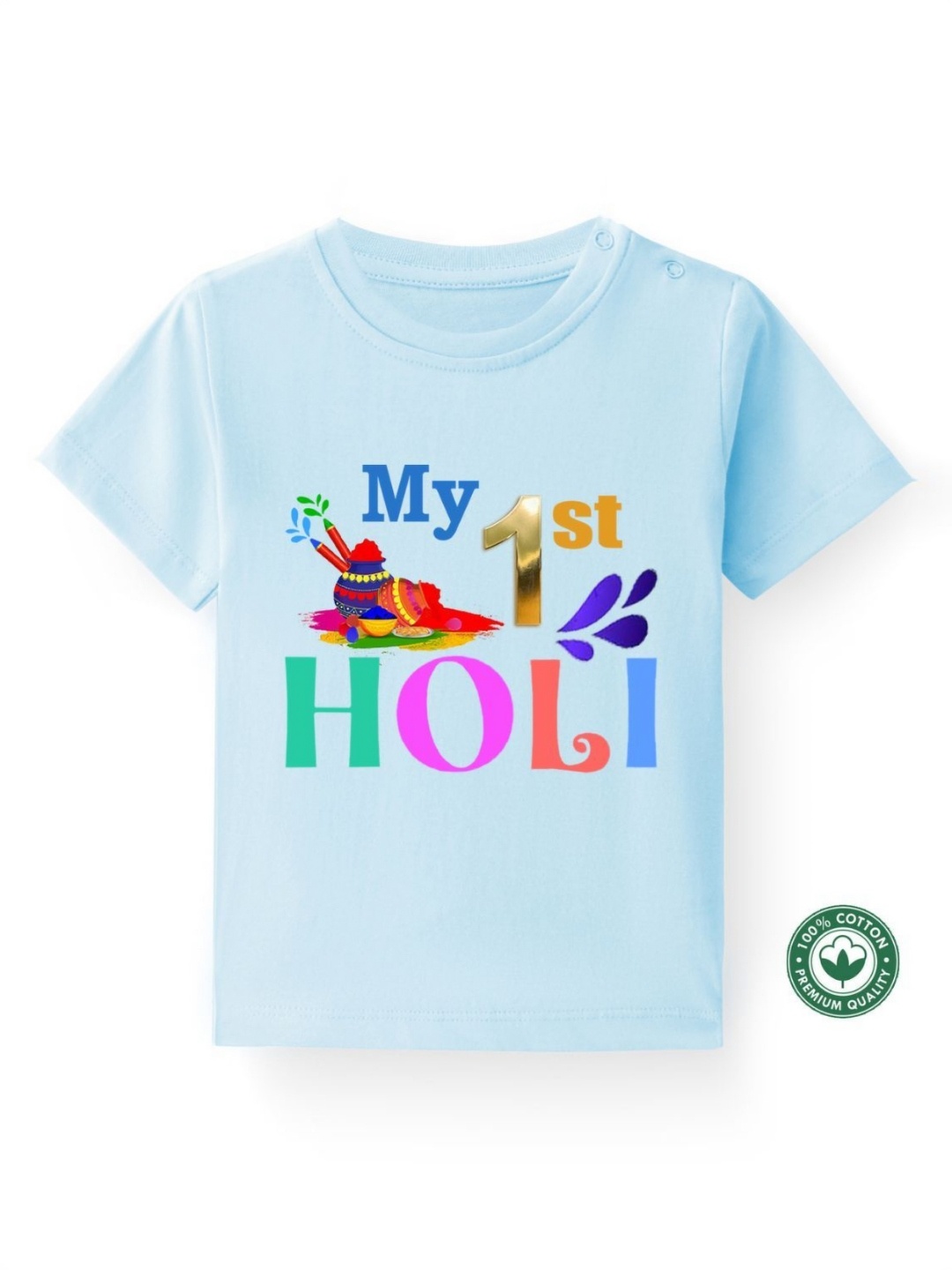 

BLUSHES Kids Printed T-shirt, Blue