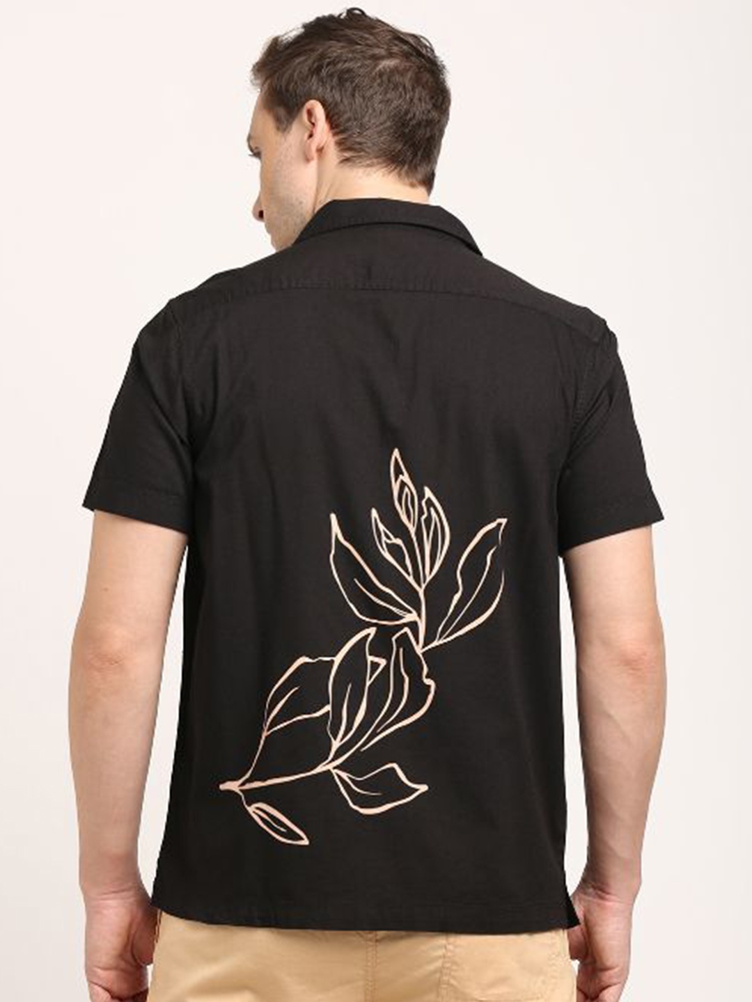 

Indian Terrain Men Chiseled Skinny Fit Opaque Casual Shirt, Black