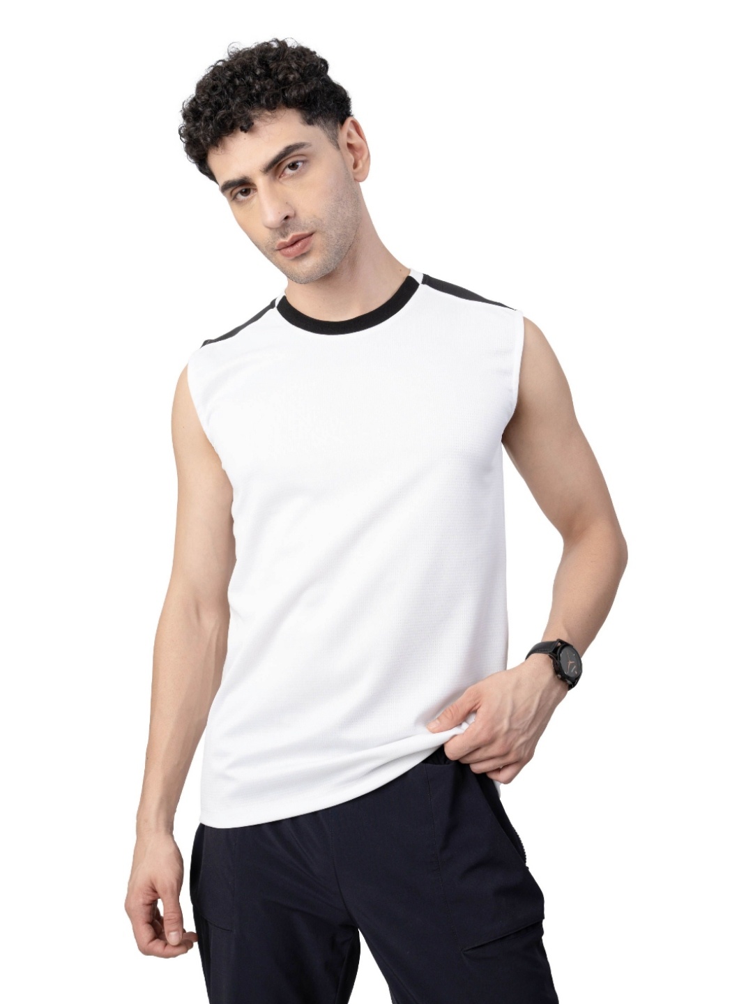 

CENSE Men Pockets T-shirt, White