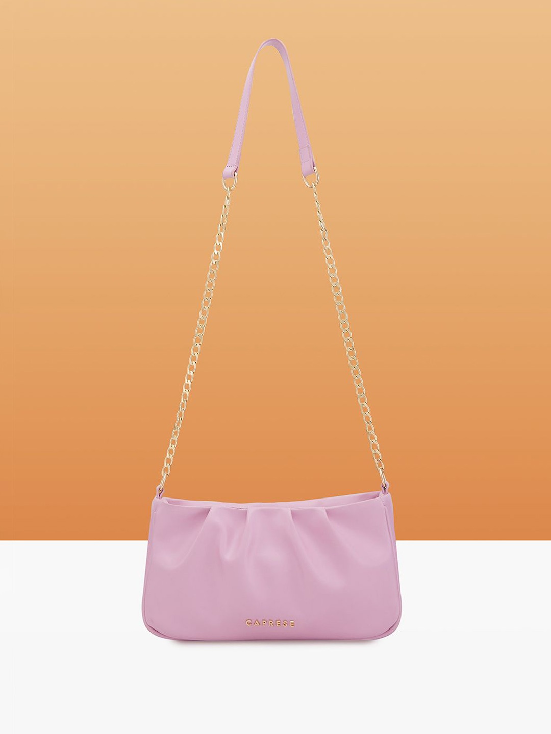 

DressBerry X CAPRESE Structured Shoulder Bag with Quilted, Purple