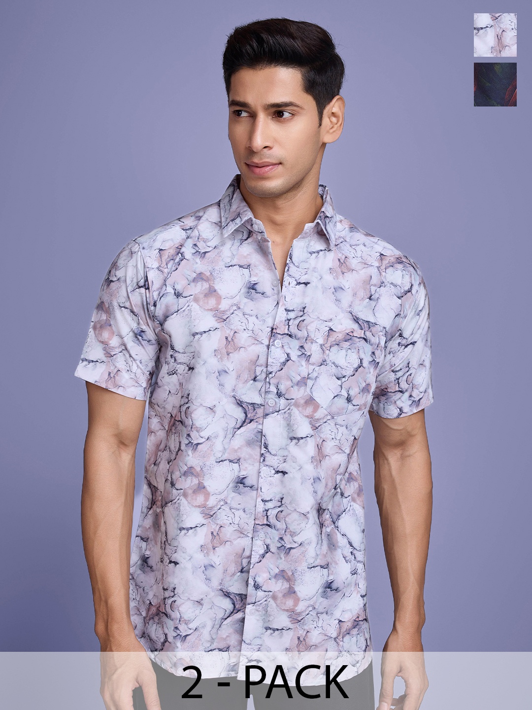 

Moda Rapido Men Standard Floral Opaque Printed Casual Shirt, Multi