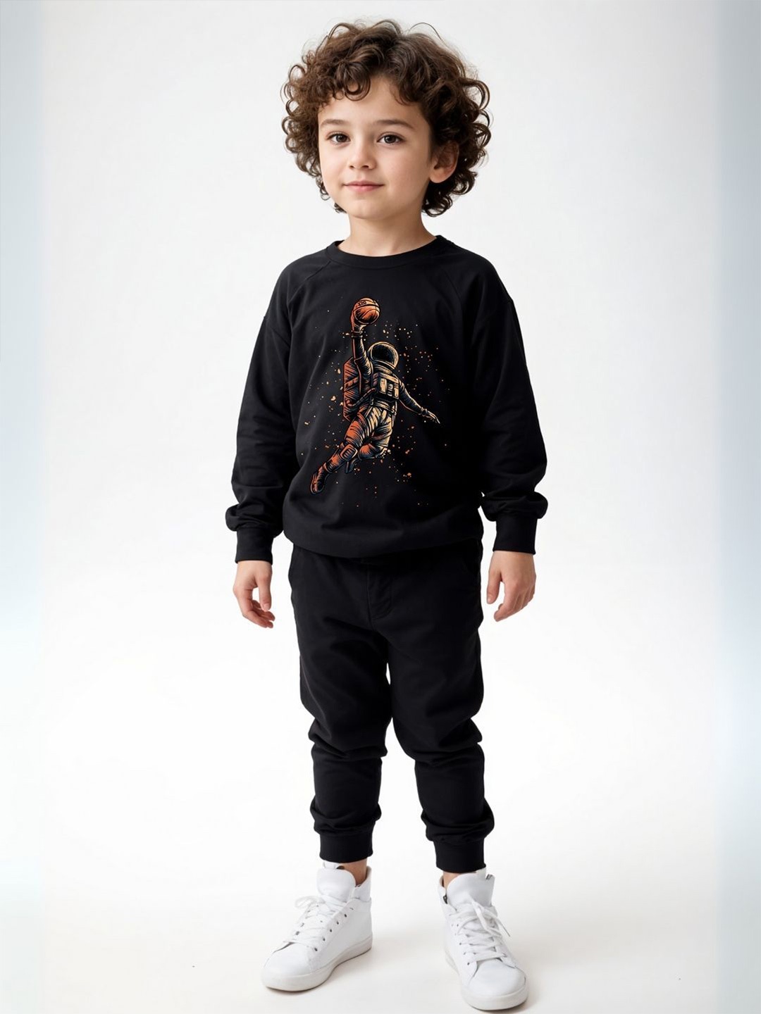 

x2o Unisex Kids Printed Pyjamas, Black