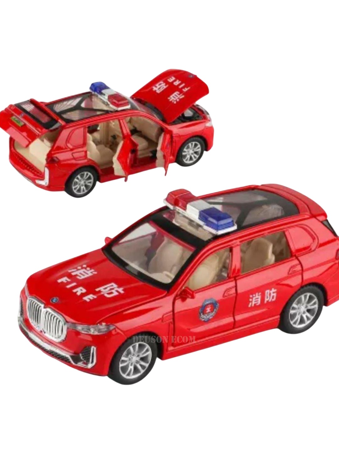 

PINQUE Kids Metal Car Toy Vehicle, Red