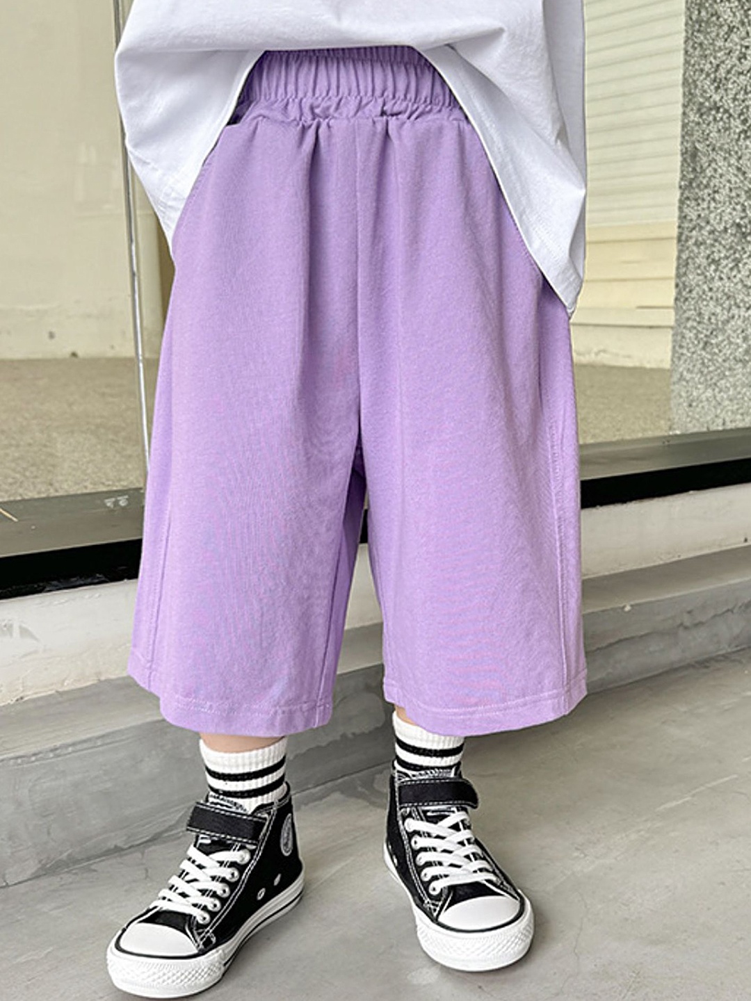 

LULU & SKY Boys Shorts, Purple