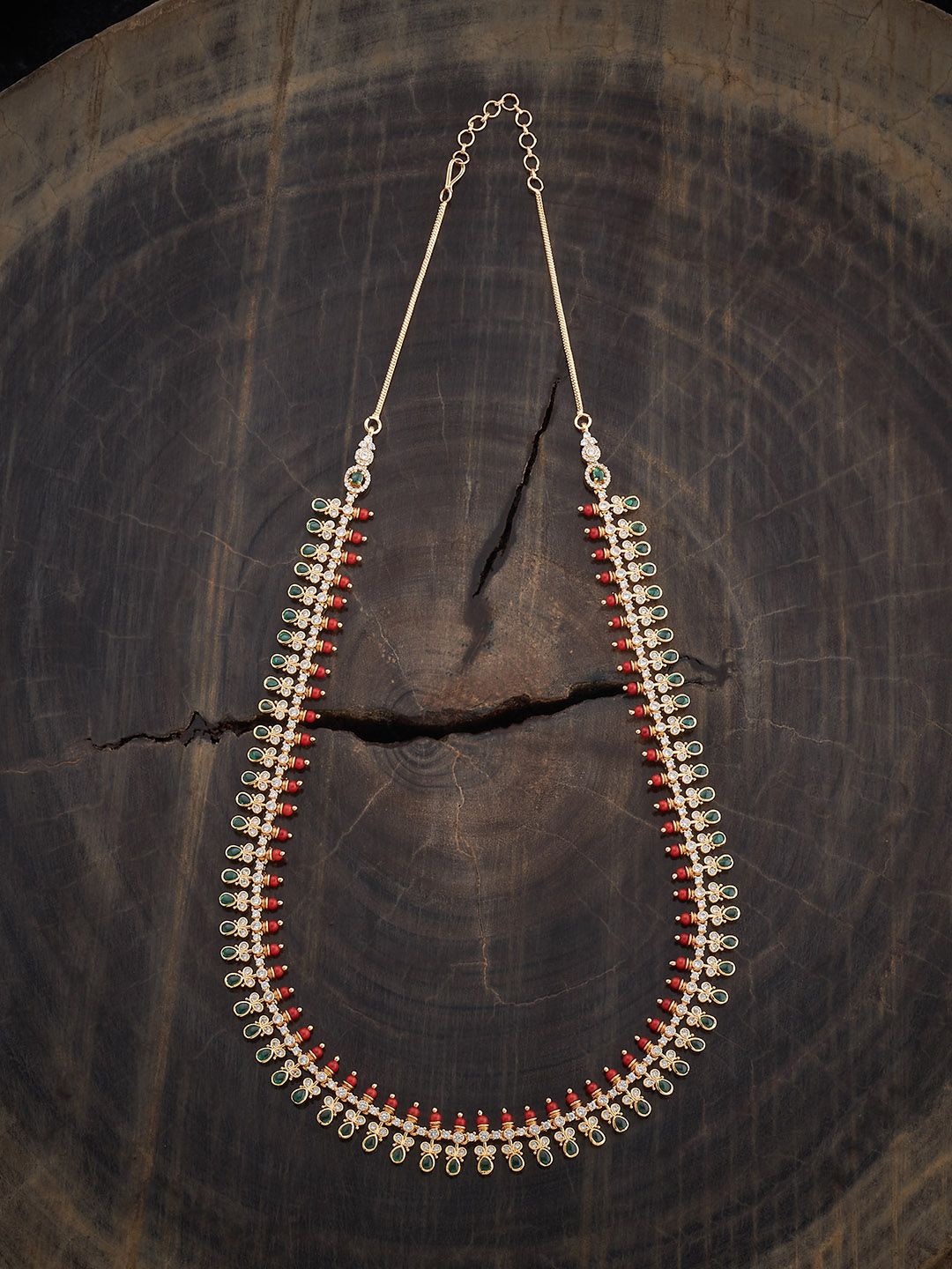

Kushal's Fashion Jewellery Copper Gold-Plated Necklace