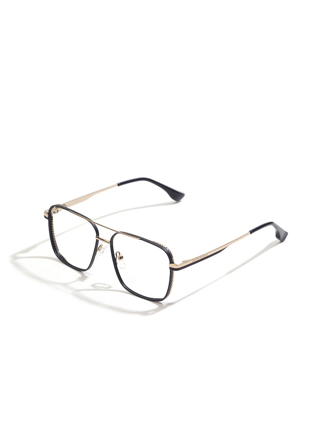 

SAM & MARSHALL Unisex Full Rim Square Frames, Gold