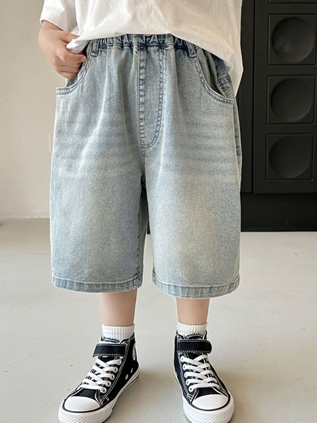 

LULU & SKY Boys Shorts, Blue