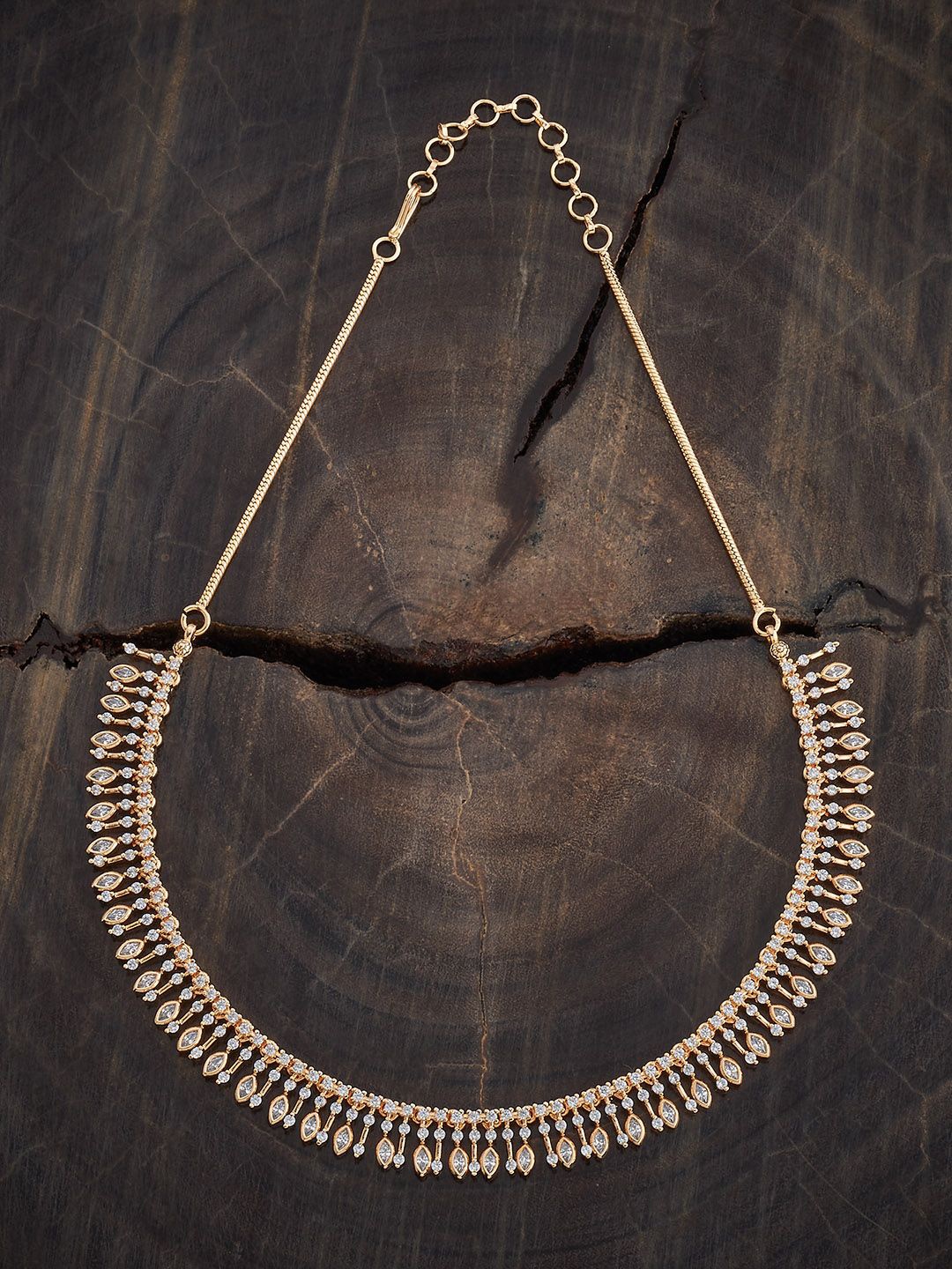 

Kushal's Fashion Jewellery Copper Gold-Plated Necklace