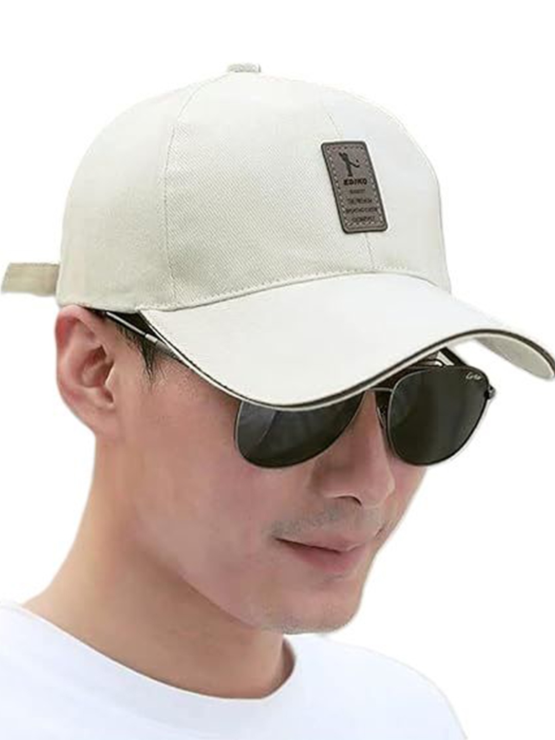 

Alexvyan Men Baseball Cap, Off white