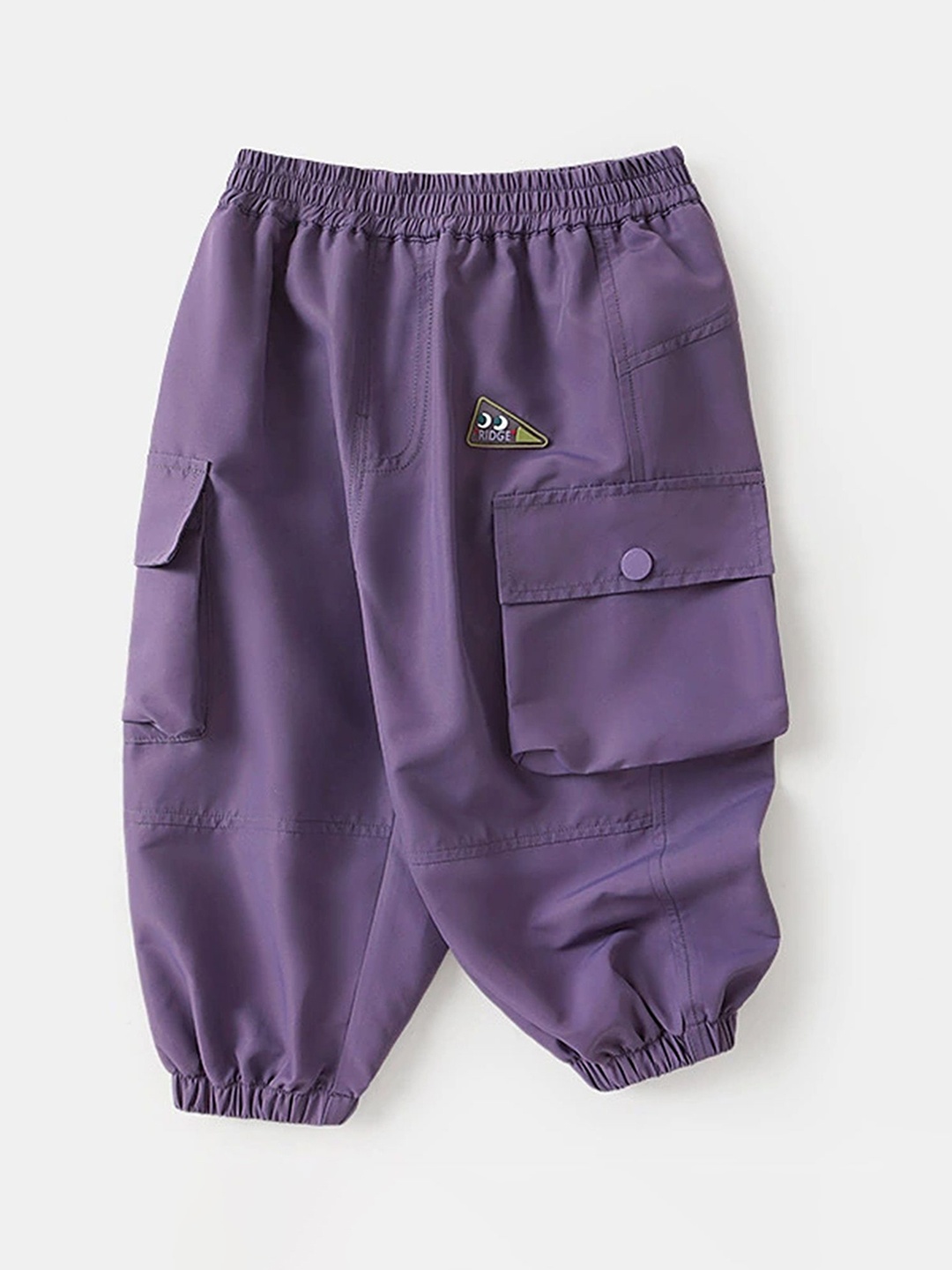 

LULU & SKY Boys Loose Fit Joggers Trousers, Purple