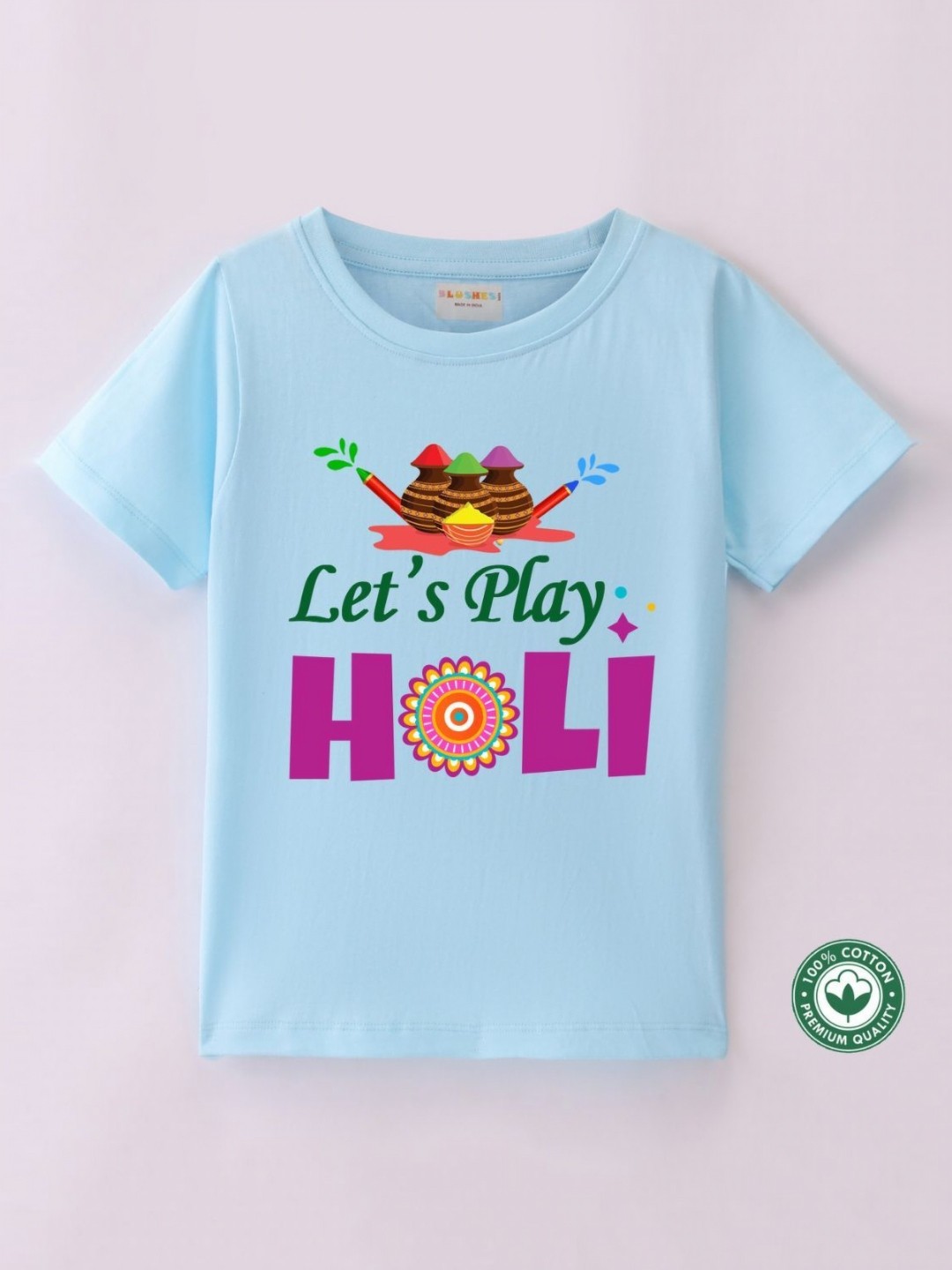 

BLUSHES Kids Printed T-shirt, Blue
