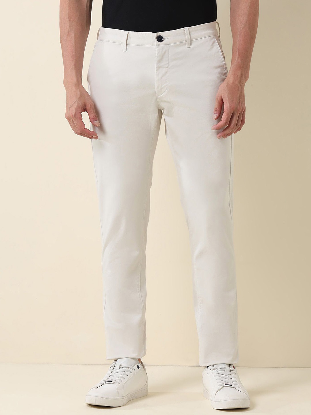 

U.S. Polo Assn. Men Slim Fit Trousers, Beige