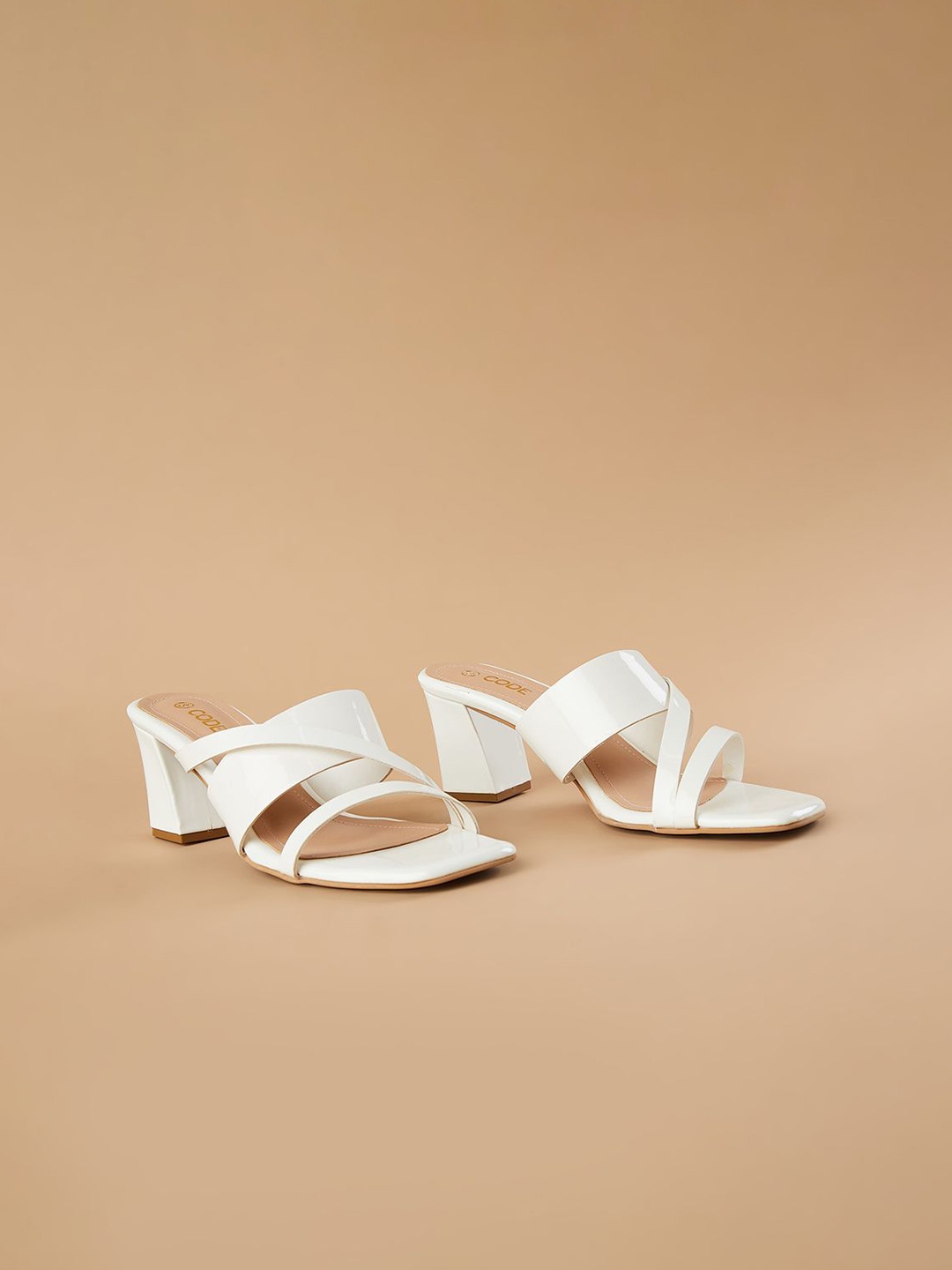 

CODE by Lifestyle Women Block Sandals, White