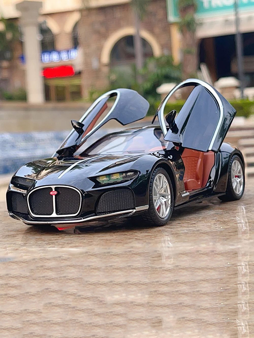 

PINQUE Kids Metal Car Toy Vehicle, Black