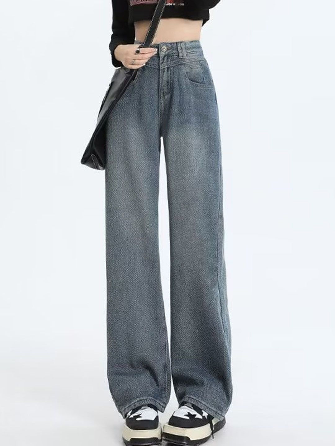 

StyleCast Women Relaxed Fit Cotton Jeans, Blue