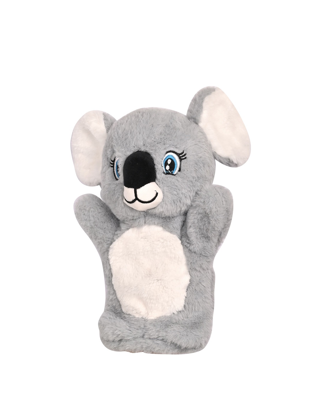 

BESTIES Microfibre Filled Non-Allergic Puppet Soft Toys and Dolls, Grey