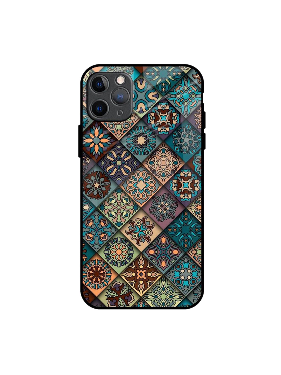 

QRIOH Retro Art Printed iPhone 11 Pro Max Back Case, Green