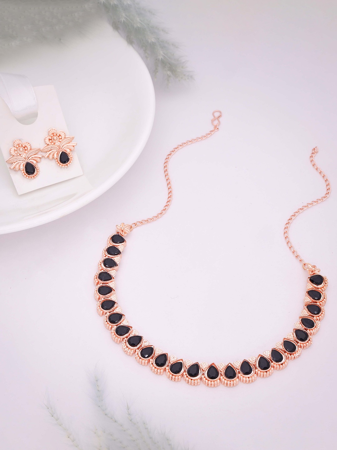 

Anouk Gold-Plated Stone-Studded Jewellery Set