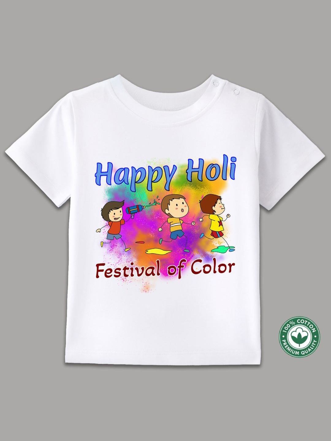 

BLUSHES Kids Printed T-shirt, White