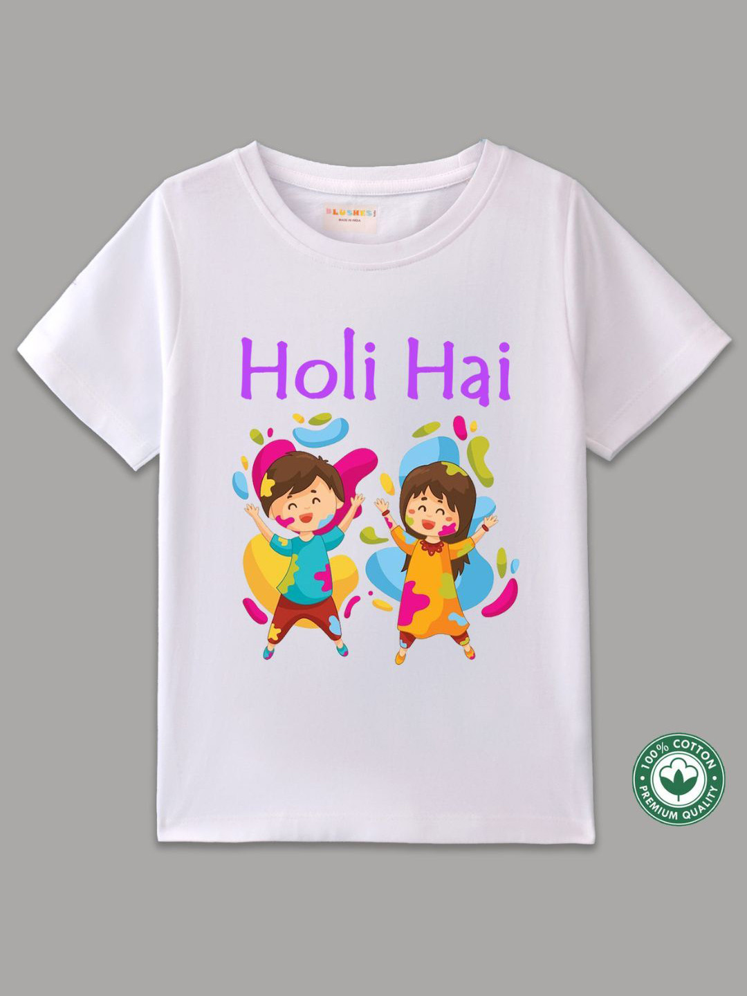 

BLUSHES Kids Printed T-shirt, White