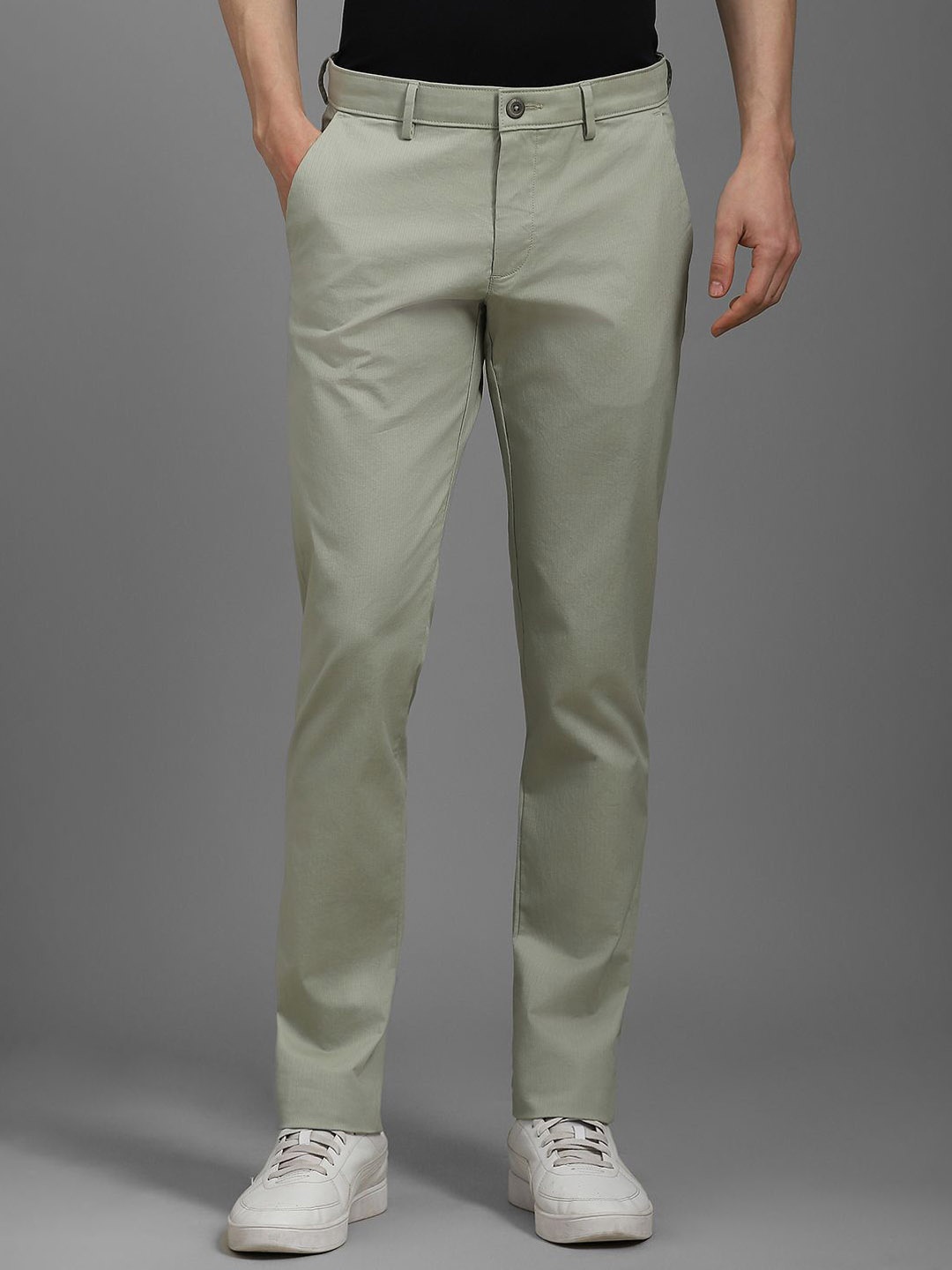 

Louis Philippe Sport Men Slim Fit Trousers, Green