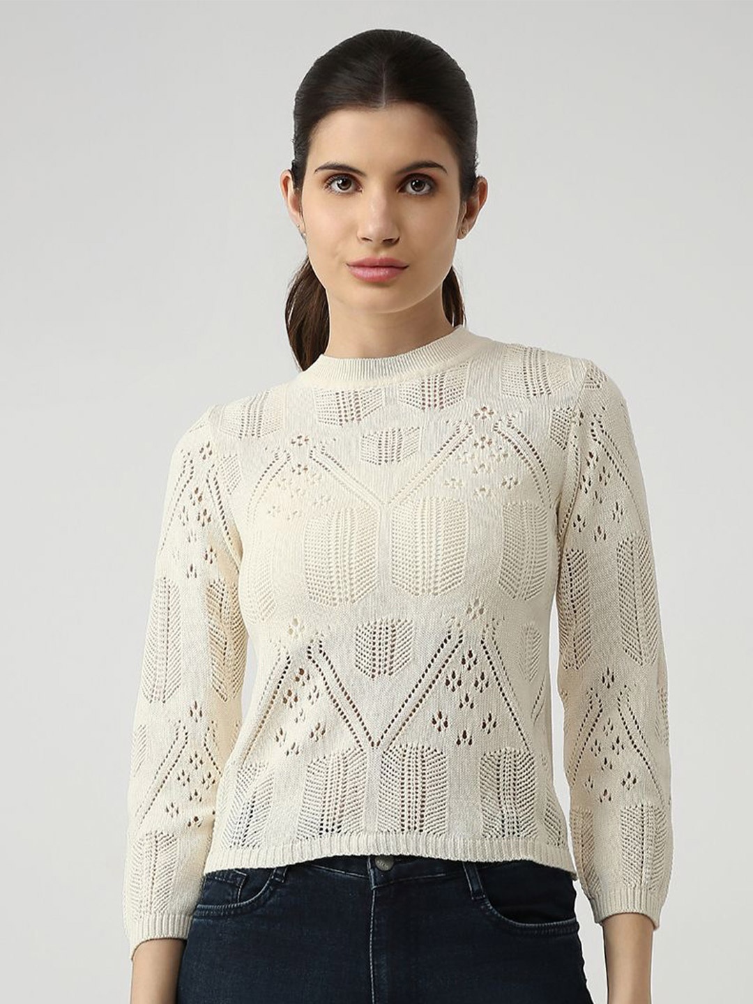 

Kraus Jeans Cotton Top, Cream