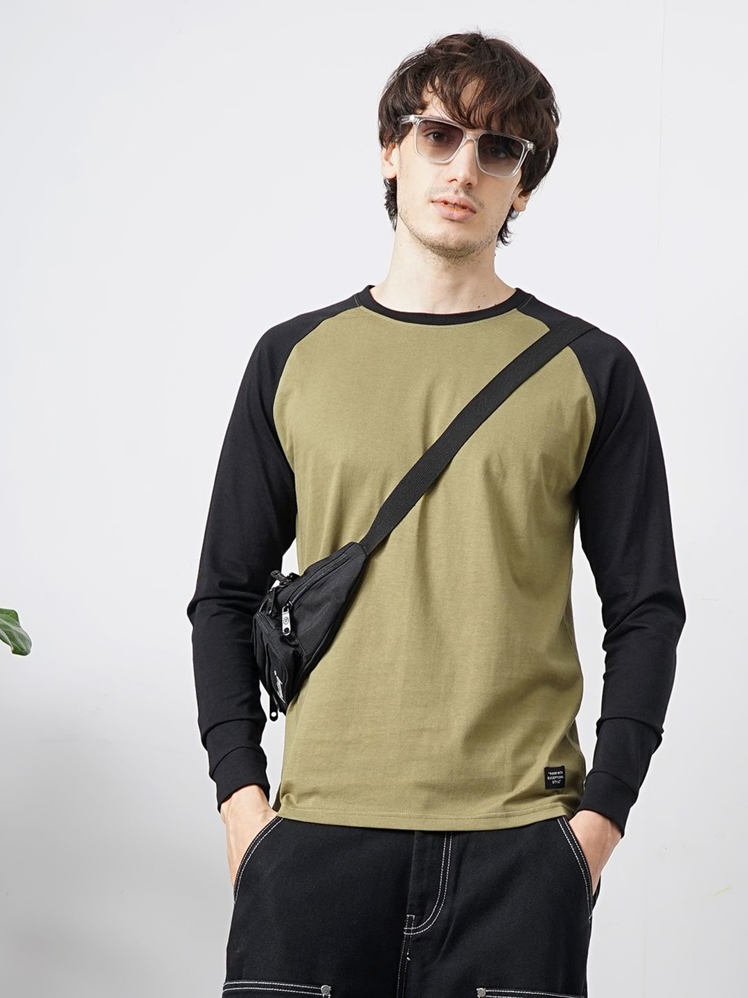 

Genoa Men Slim Fit T-shirt, Olive