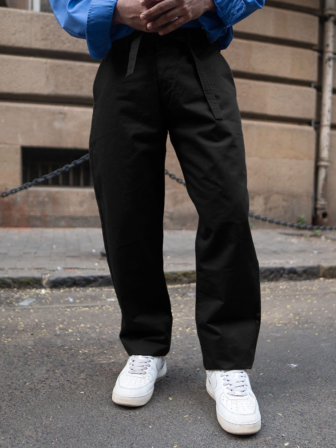 

Powerlook Men Black Regular Fit Pant