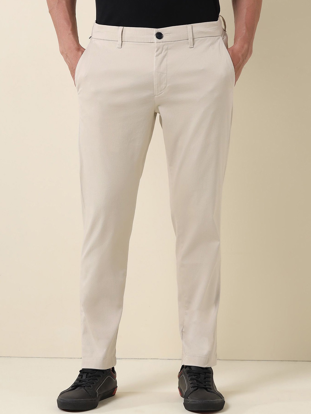 

U.S. Polo Assn. MenTapered Fit Regular Trousers, Beige