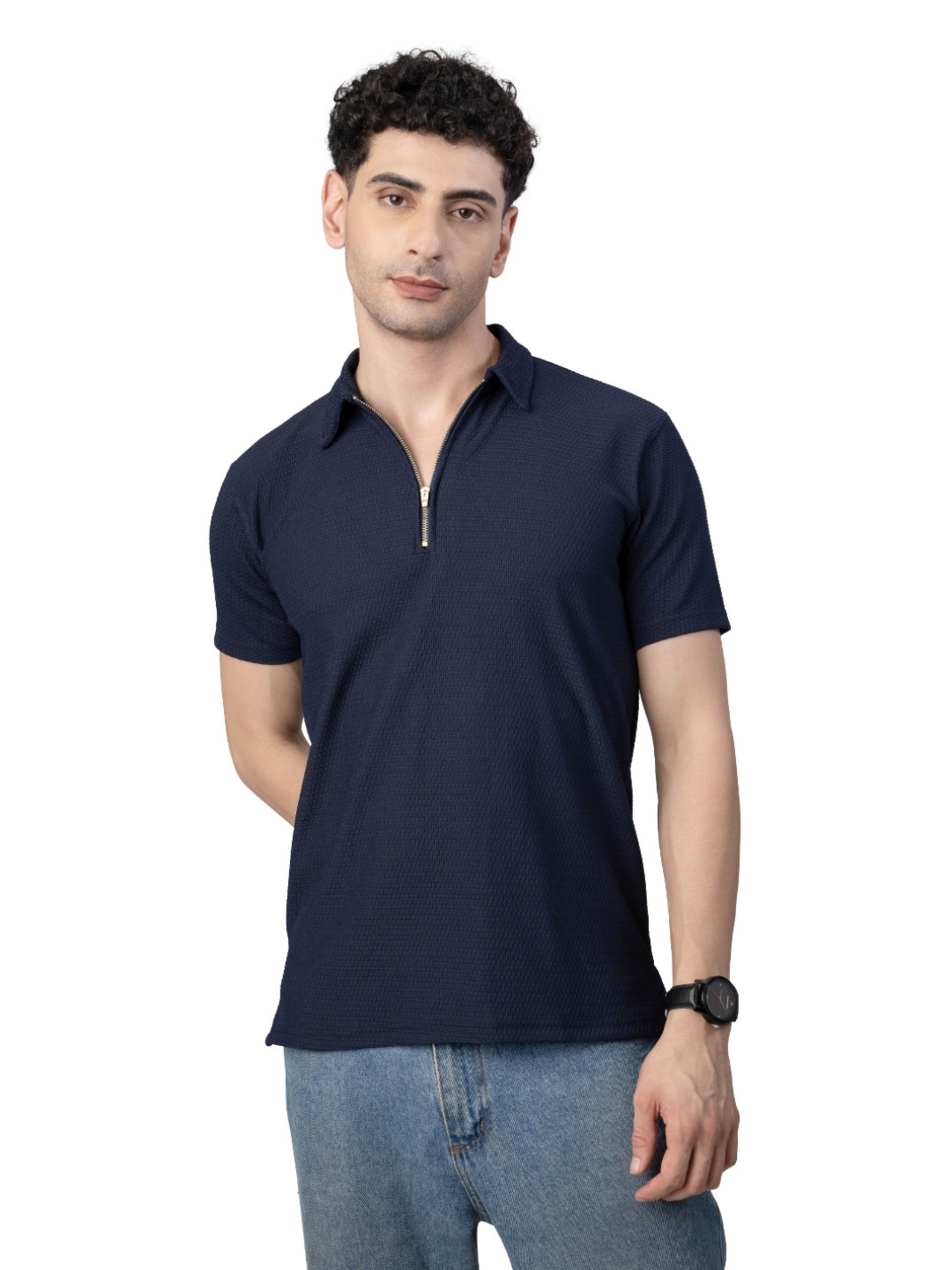 

CENSE Men Pockets T-shirt, Blue