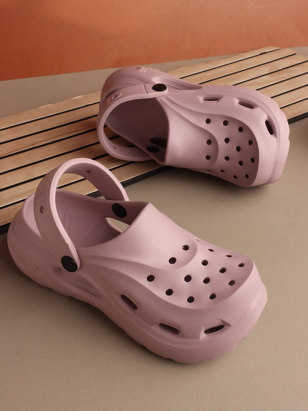 

The Roadster Lifestyle Co Self Design Clogs, Peach