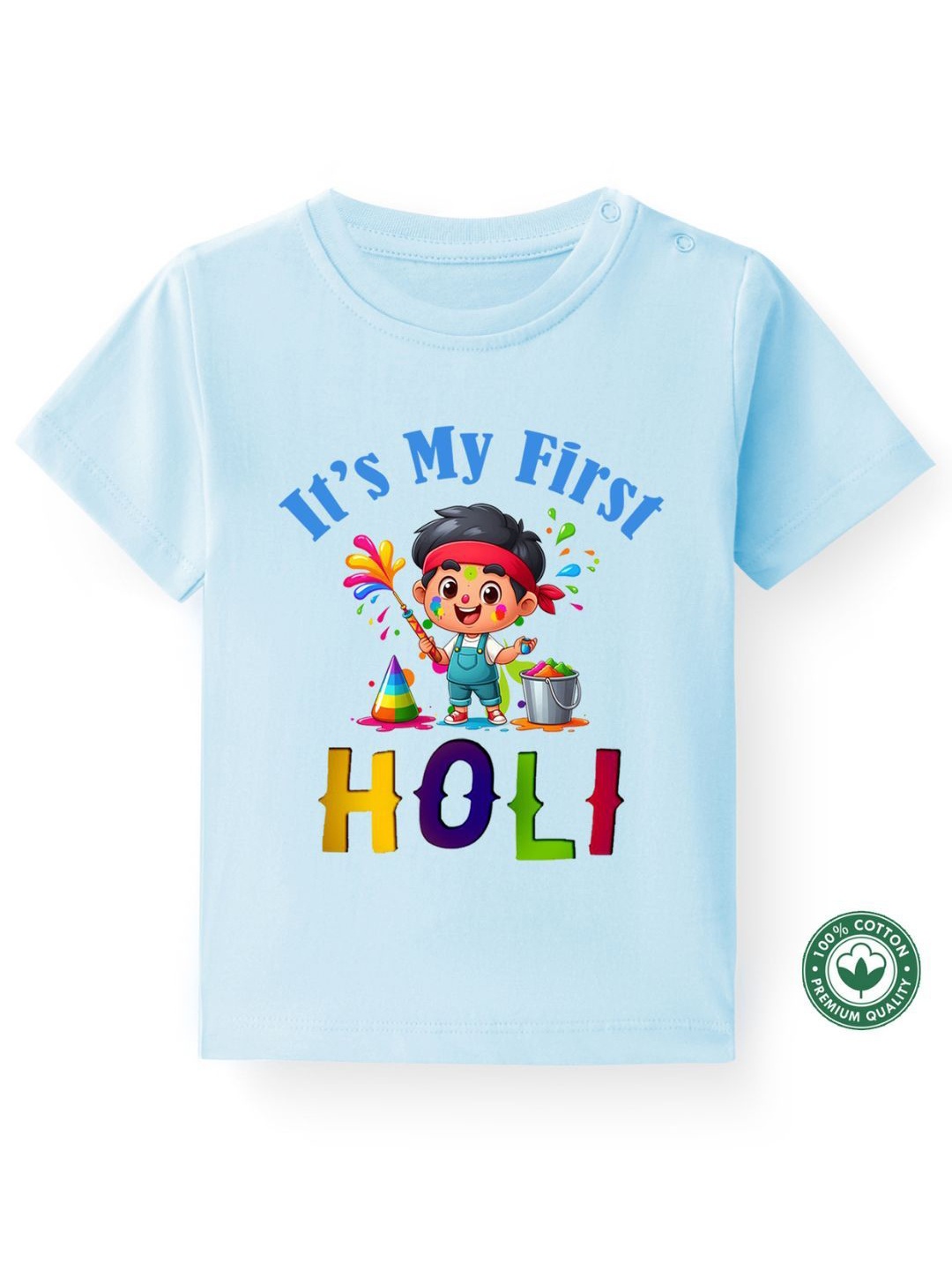 

BLUSHES Kids Printed T-shirt, Blue