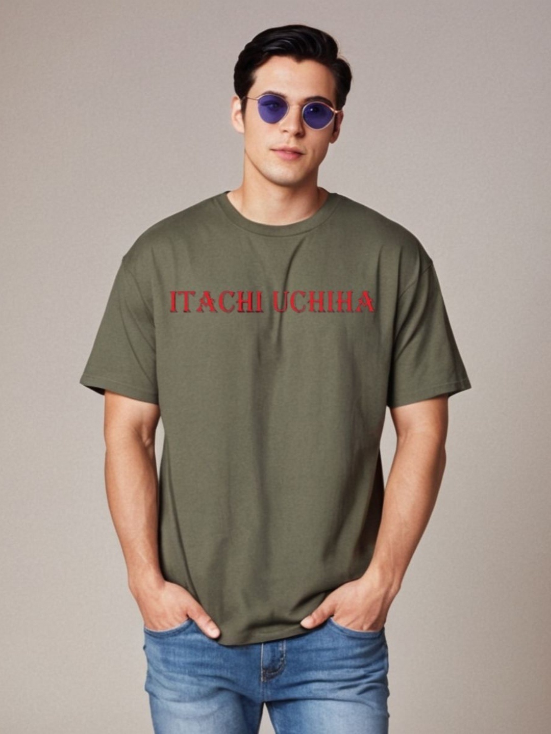 

Be Crazy Men T-shirt, Olive