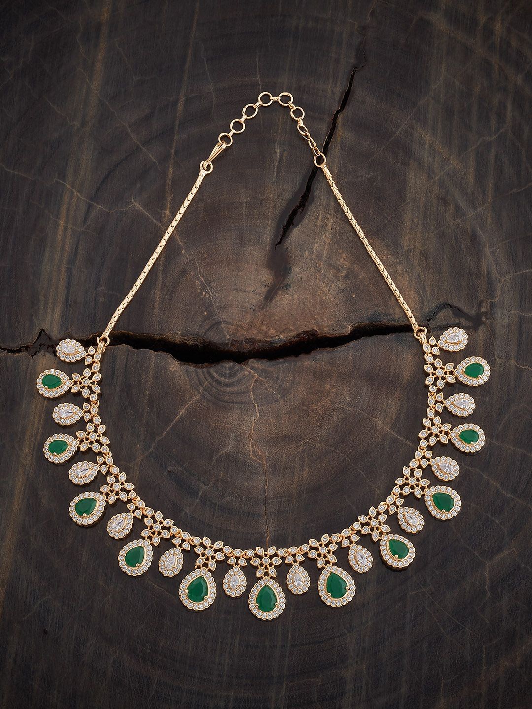 

Kushal's Fashion Jewellery Copper Gold-Plated Necklace