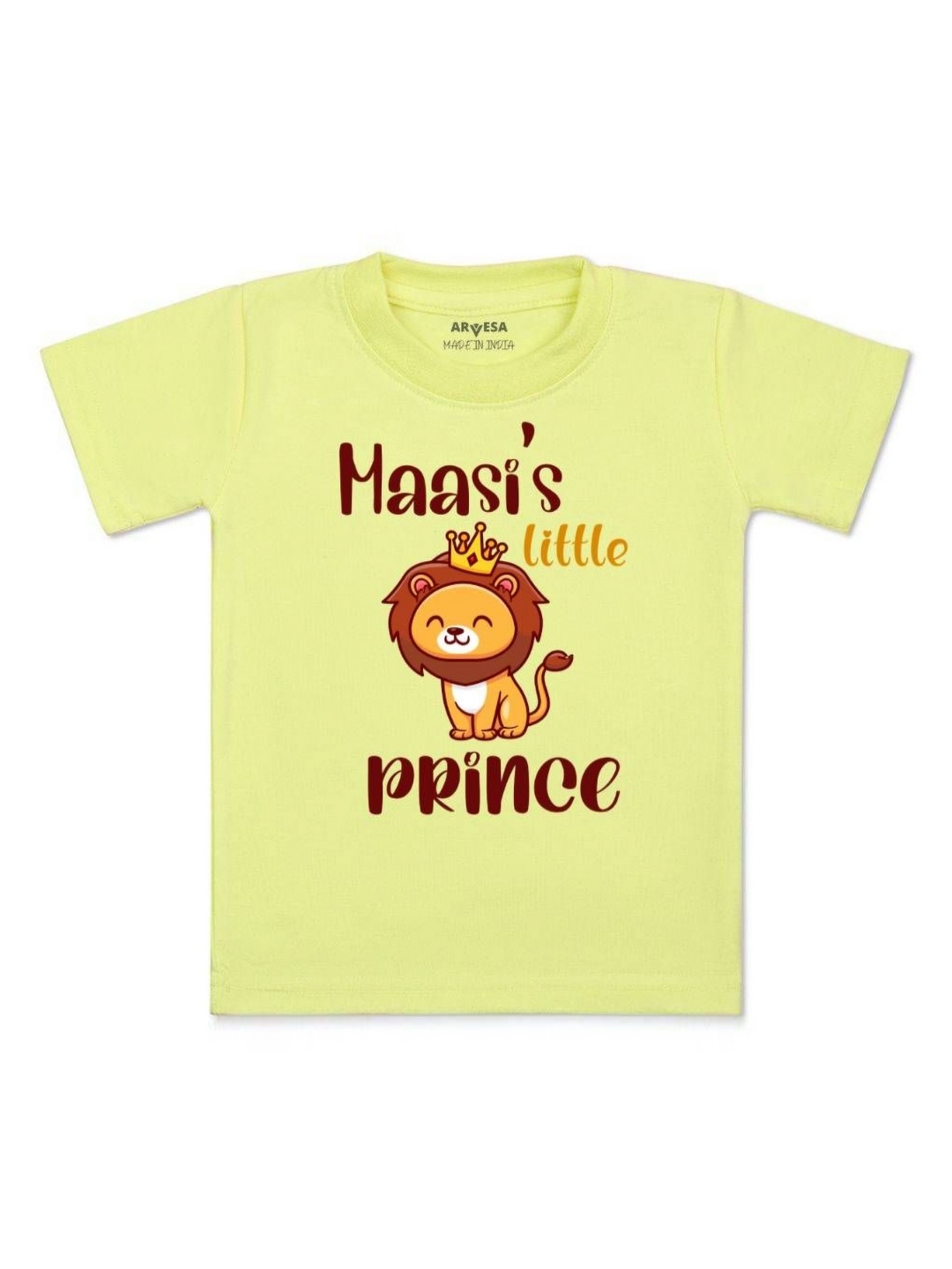 

Arvesa Kids Maasi Little Prince Printed Tshirt, Yellow