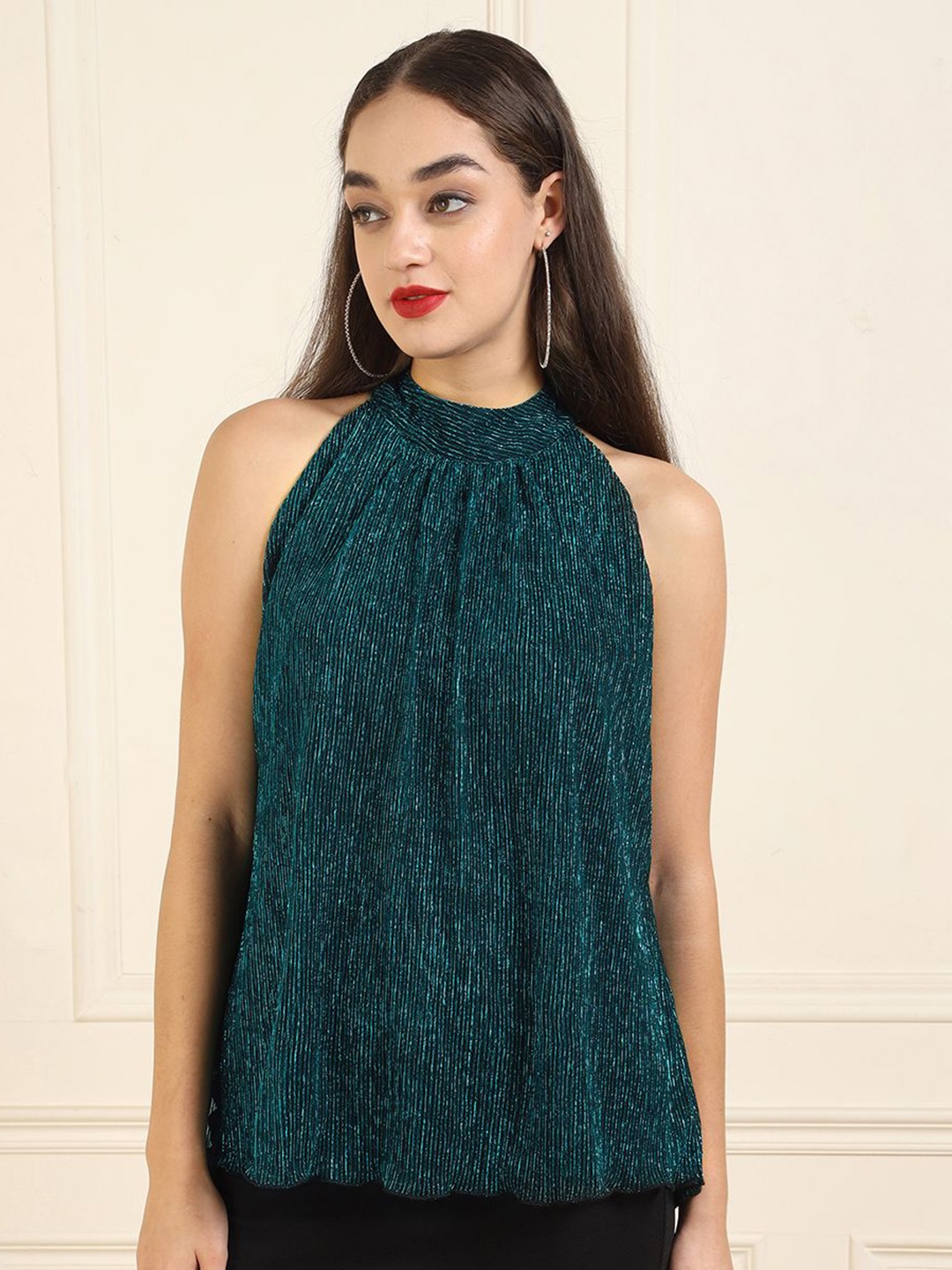 

Justin Whyte Chiffon Top, Green