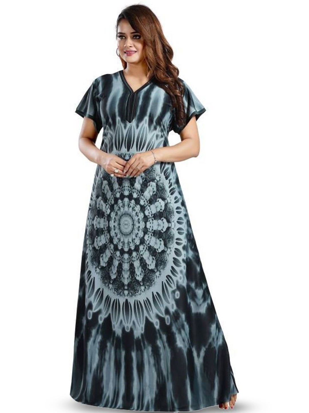 

PR PINK ROYAL Maxi Nightdress, Black