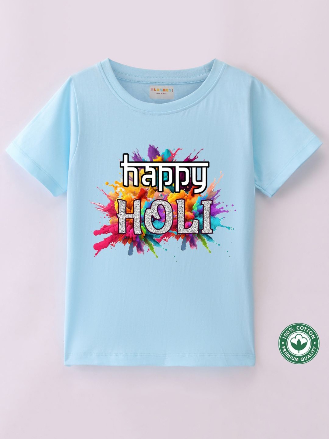 

BLUSHES Kids Printed T-shirt, Blue