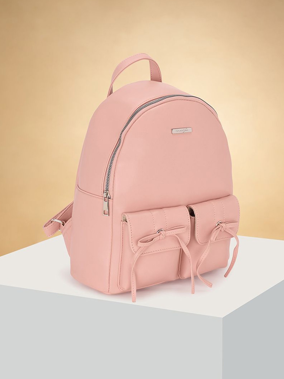 

Forever Glam by Pantaloons Women Non-Padded Shoulder Strap Backpack, Pink