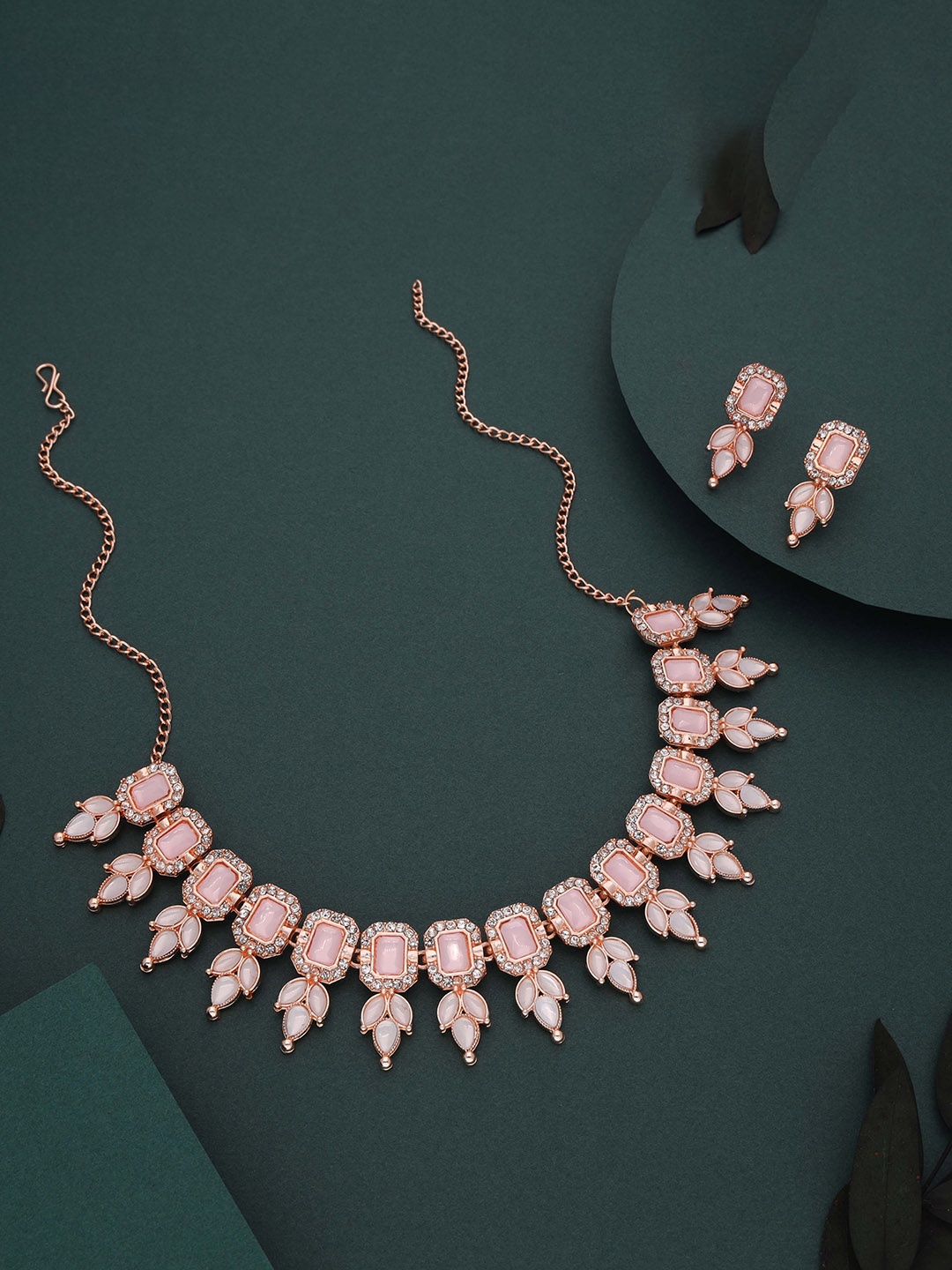

Anouk Gold-Plated Stone-Studded Jewellery Set