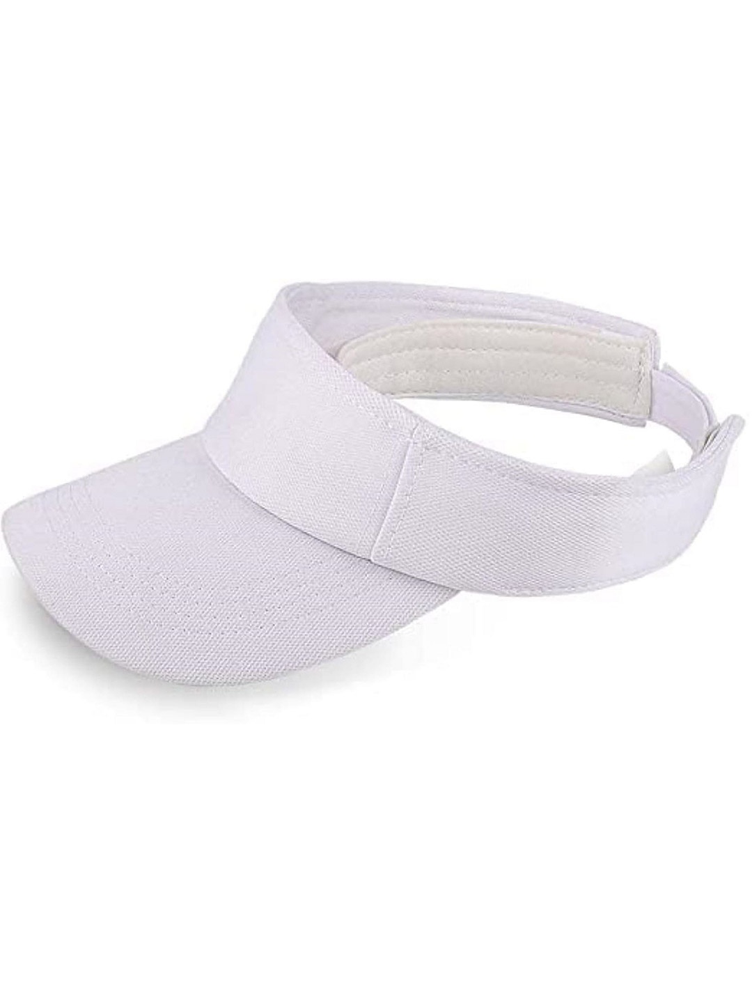 

Adorazone Boys Cotton Visor Cap, White